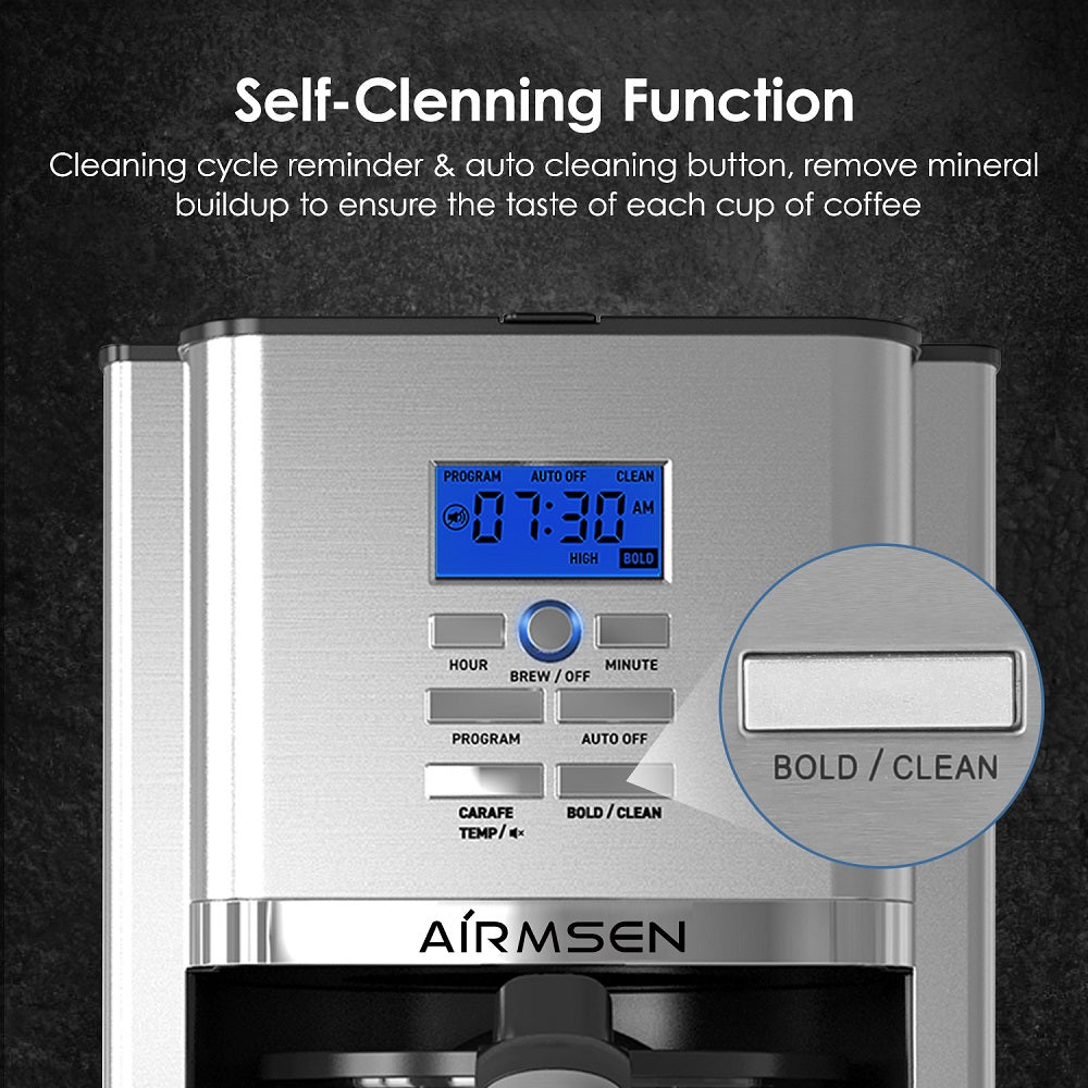 Midea Coffee maker Household American glass coffee Pot Drip cafe machine  0.6L KFD101 110-220-240V household make tea